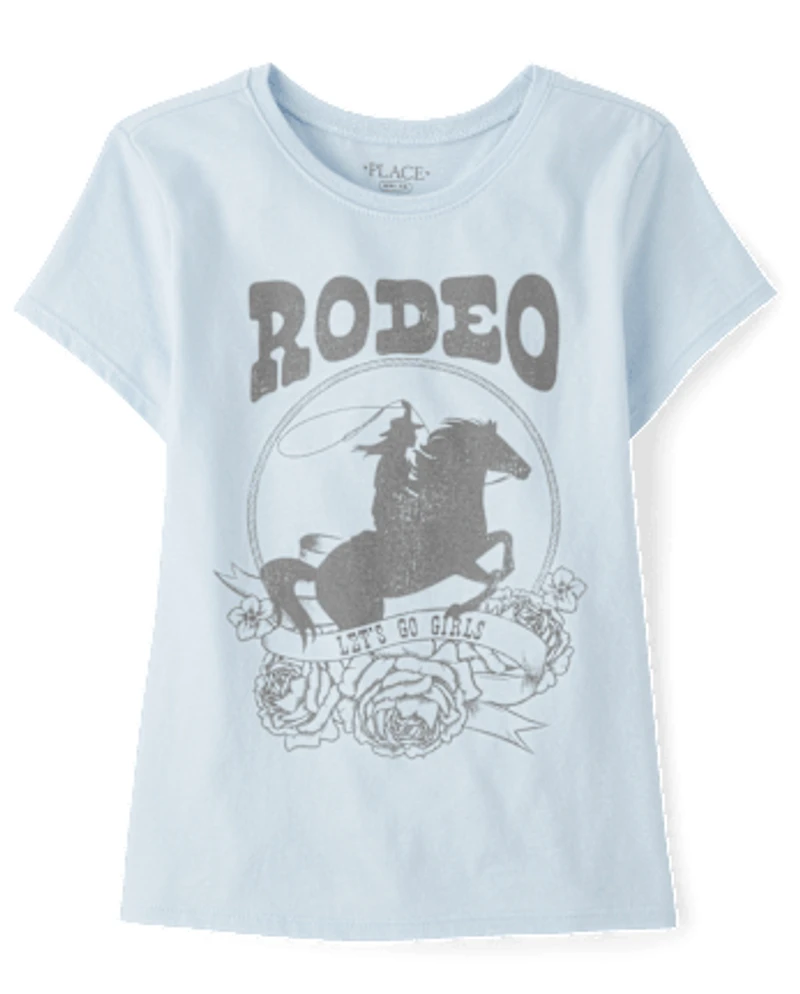 Girls Rodeo Girl Graphic Tee