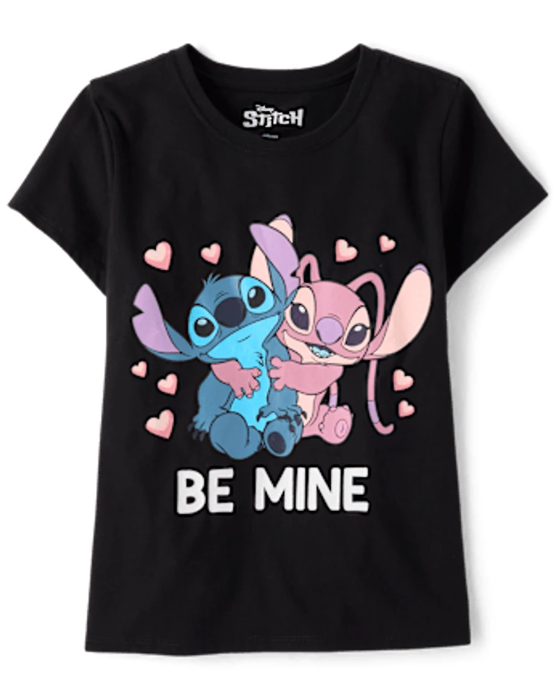 Girls Stitch™ Be Mine Valentine's Day Graphic Tee