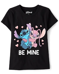 Girls Stitch™ Be Mine Valentine's Day Graphic Tee