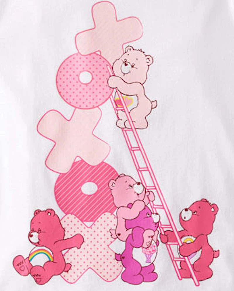 Girls Care Bears™ Ladder Valentine's Day Graphic Tee