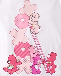 Girls Care Bears™ Ladder Valentine's Day Graphic Tee