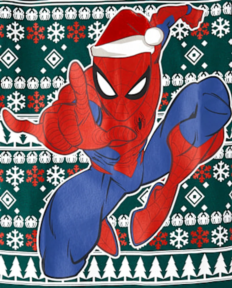 Boys Spider-Man™ Fairisle Christmas Graphic Tee