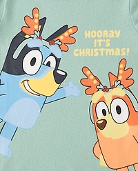 Baby And Toddler Girls Bluey™ Bingo Reindeer Christmas Graphic Tee