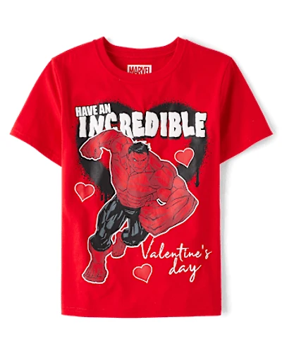 Boys Hulk™ Incredible Valentine's Day Graphic Tee