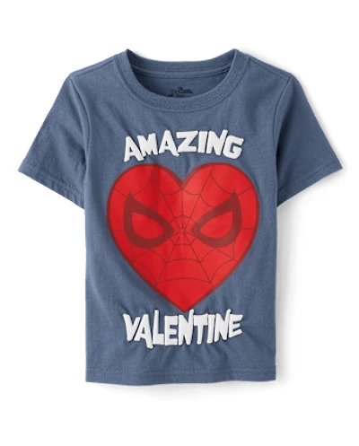 Baby And Toddler Boys Spider-Man™ Amazing Valentine Graphic Tee