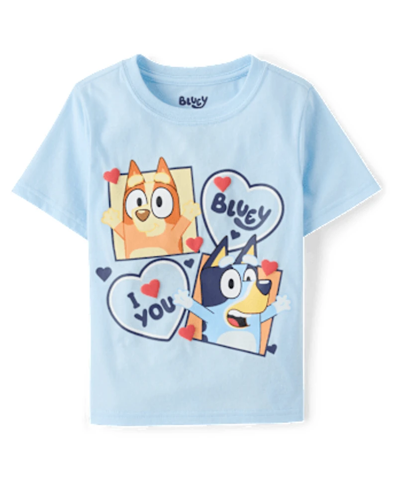Baby And Toddler Boys Bluey™ Be Mine Valentine's Day Graphic Tee