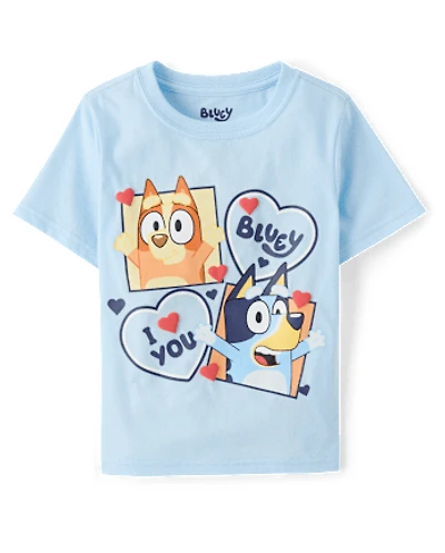 Baby And Toddler Boys Bluey™ Be Mine Valentine's Day Graphic Tee