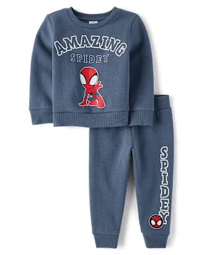 Baby And Toddler Boys Spidey™ 2-Piece Outfit Set