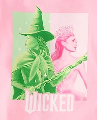 Baby And Toddler Girls Wicked™ Glinda Elphaba Profile Graphic Tee