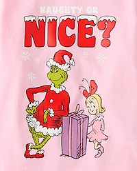 Baby And Toddler Girls Dr. Seuss The Grinch™ Nice Christmas Graphic Tee