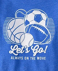 Baby And Toddler Boys Always On The Move Graphic Tee