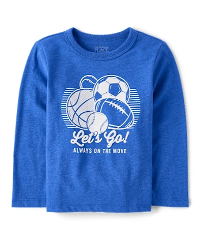 Baby And Toddler Boys Always On The Move Graphic Tee