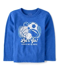 Baby And Toddler Boys Always On The Move Graphic Tee