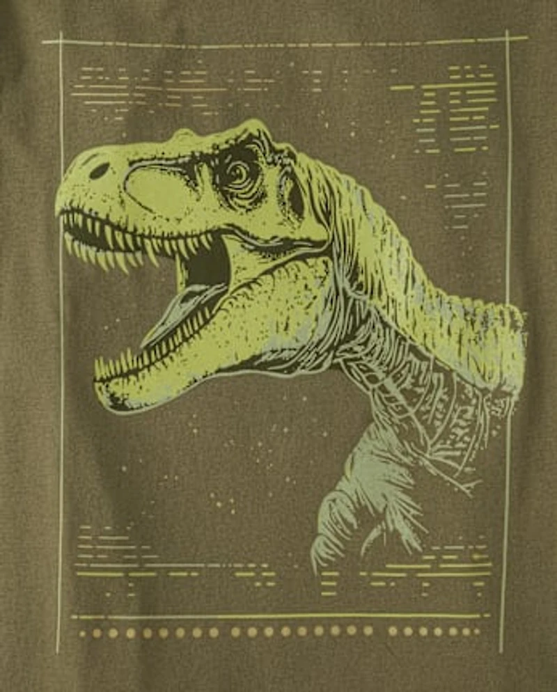 Boys Dino Profile Graphic Tee