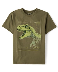 Boys Dino Profile Graphic Tee