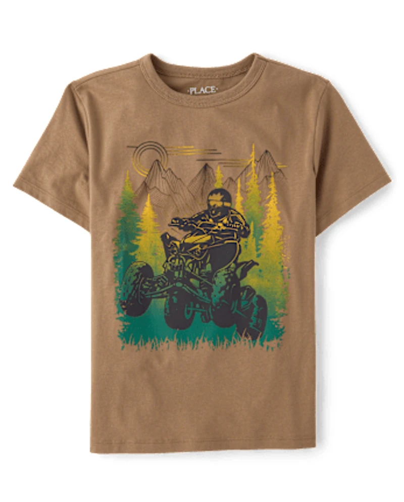 Boys Quad Bike Graphic Tee