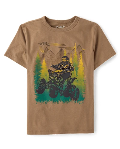 Boys Quad Bike Graphic Tee