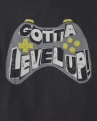 Boys Gotta Level Up Gamer Graphic Tee