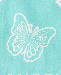 Girls Sunny Vibes Los Angeles Graphic Tee