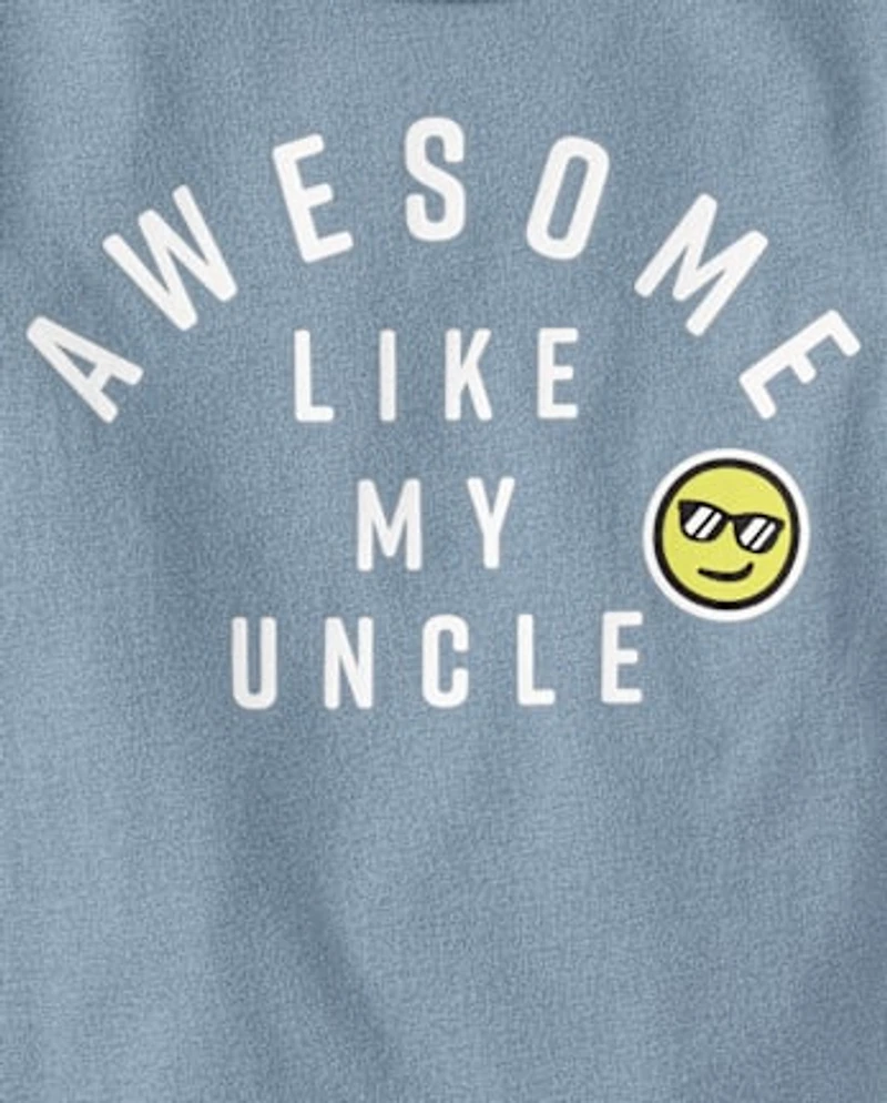 Baby And Toddler Boys Awesome Like My Uncle Graphic Tee