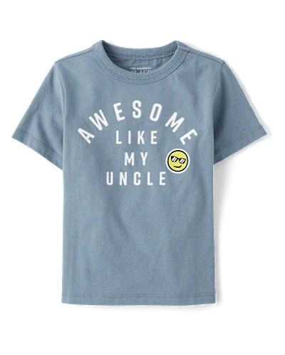 Baby And Toddler Boys Awesome Like My Uncle Graphic Tee