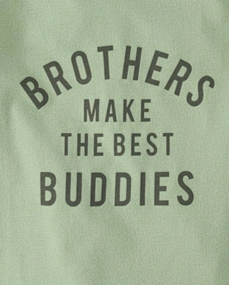 Baby And Toddler Boys Brothers Best Buddies Graphic Tee