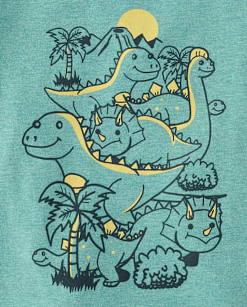 Baby And Toddler Dino Walk Boys Graphic Tee