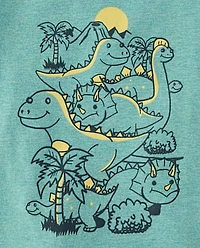 Baby And Toddler Dino Walk Boys Graphic Tee