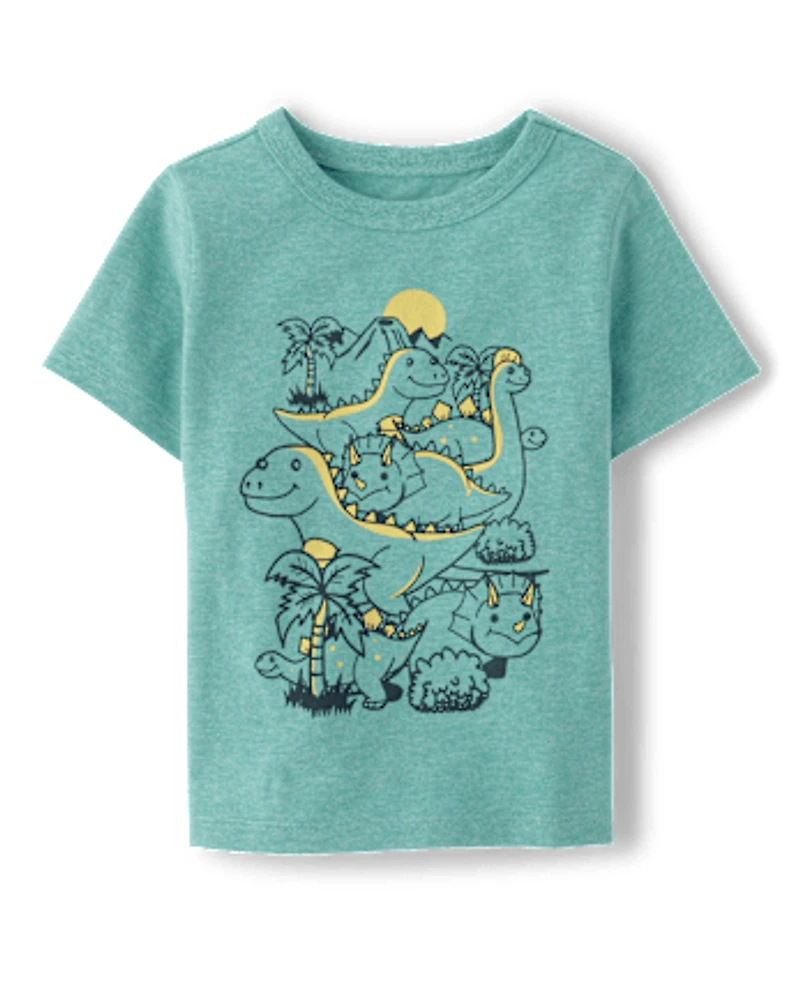 Baby And Toddler Dino Walk Boys Graphic Tee