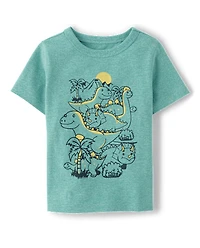 Baby And Toddler Dino Walk Boys Graphic Tee