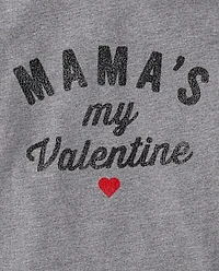 Baby And Toddler Boys Mama's My Valentine Graphic Tee