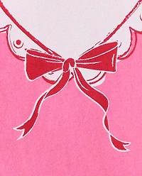 Baby And Toddler Girls Valentine's Dat Daddy's Girl Heart Graphic Tee