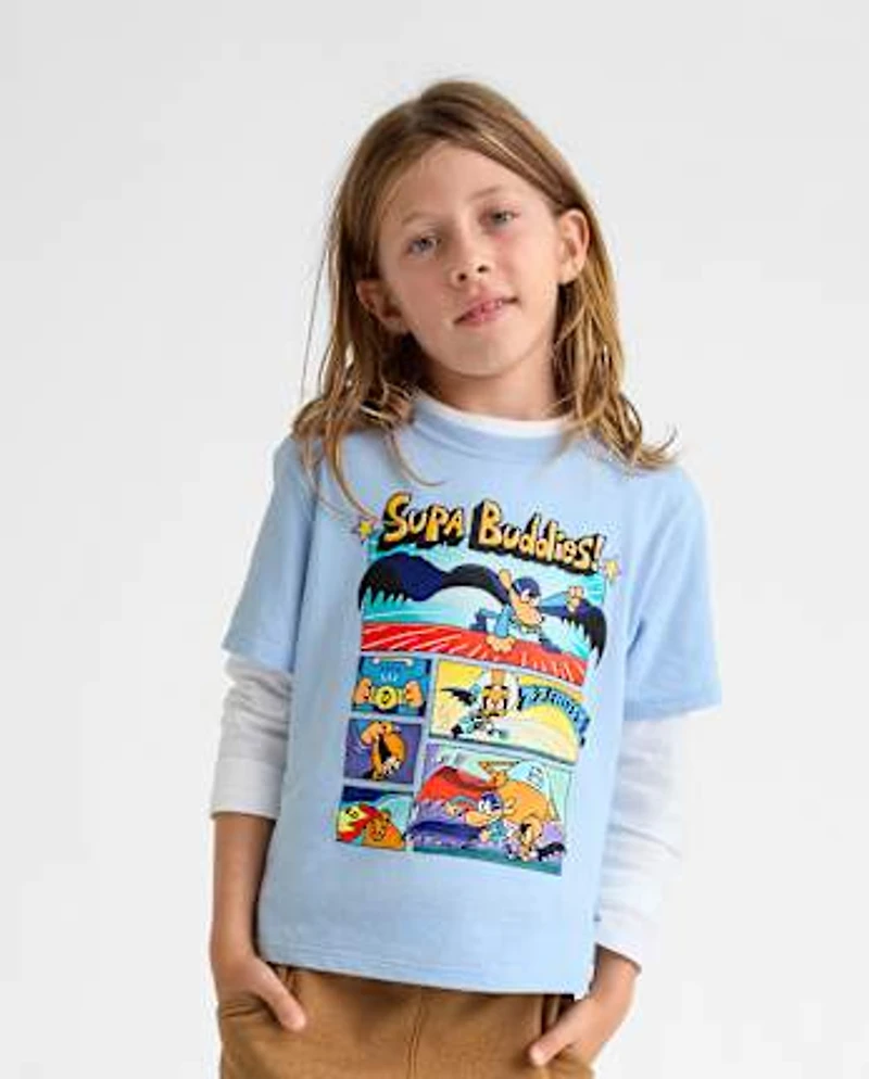 Boys Dog Man™ Buddies Graphic Tee