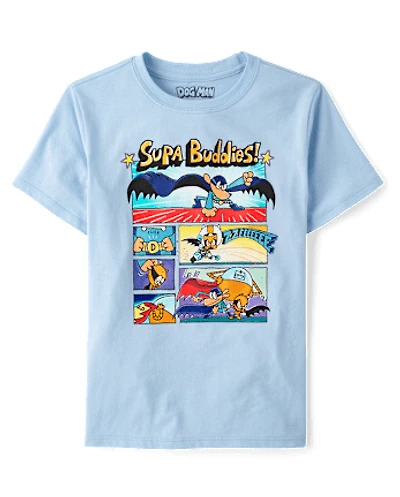 Boys Dog Man Buddies Graphic Tee