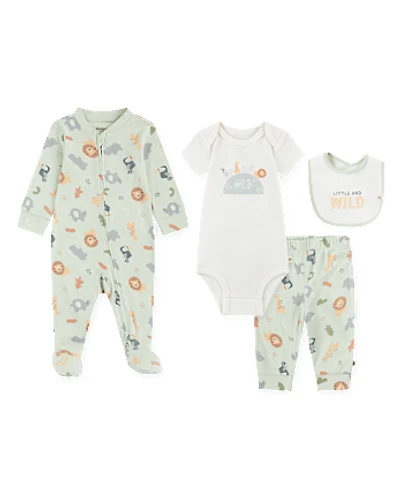 Baby Boys Huggies™ Animal 4-Piece Take Me Home Set