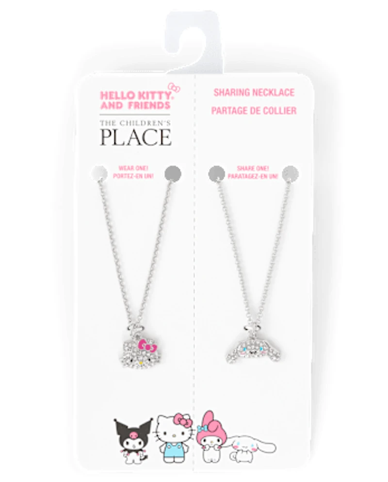 Girls Hello Kitty And Friends™ Pave Necklace 2-Pack