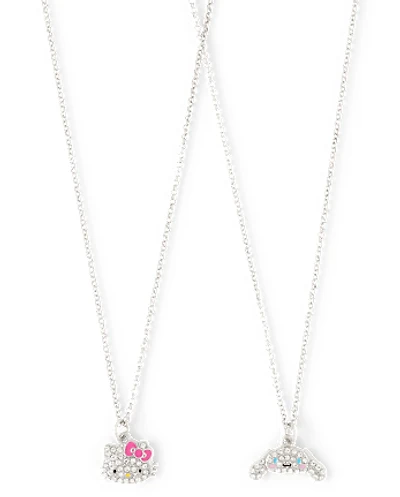 Girls Hello Kitty And Friends™ Pave Necklace 2-Pack