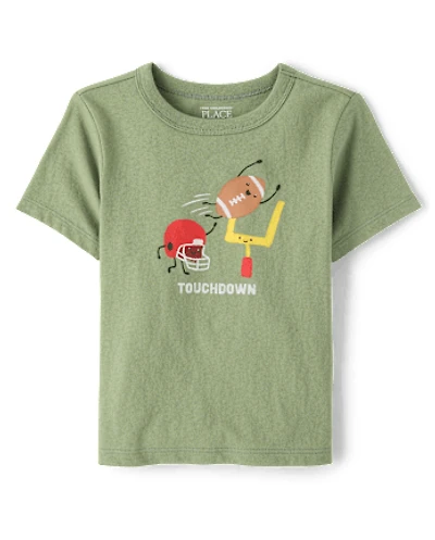 Baby And Toddler Boys Touchdown Graphic Tee