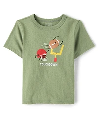 Baby And Toddler Boys Touchdown Graphic Tee