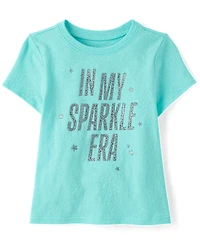 Baby And Toddler Girls Sparkle Era Graphic Tee