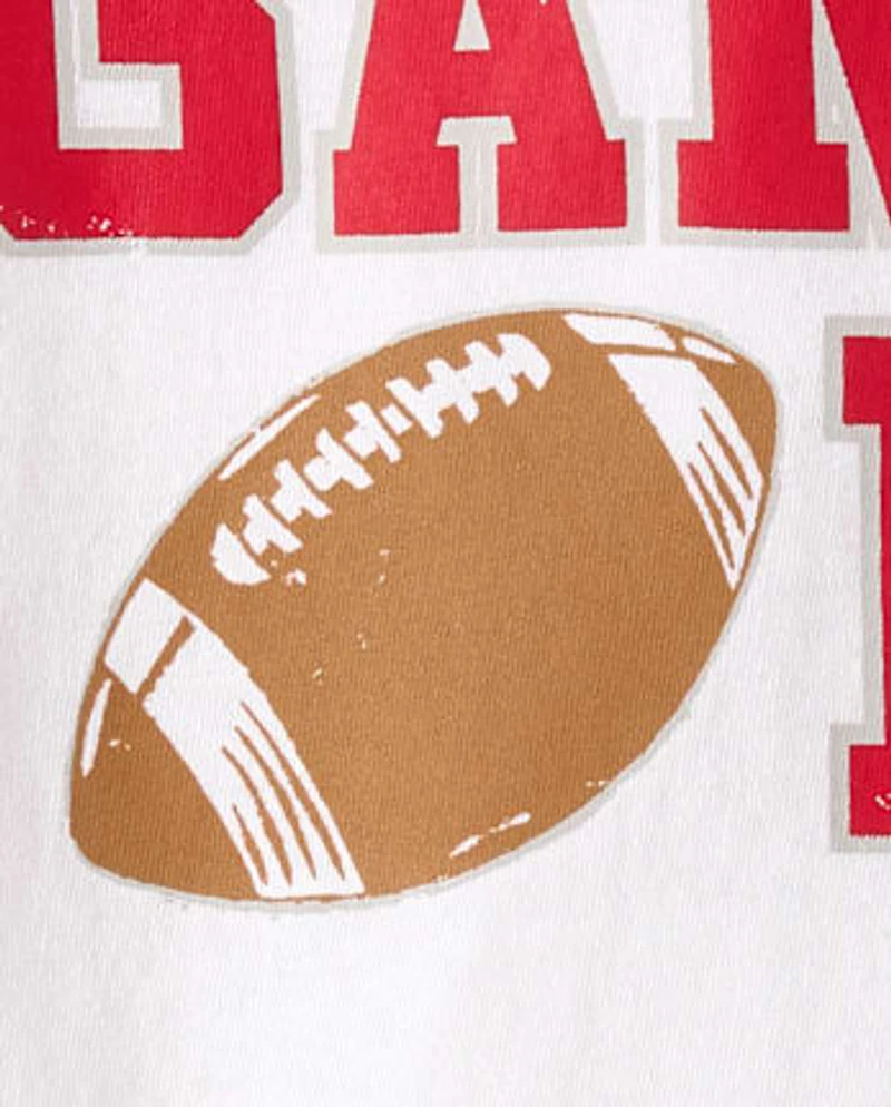 Girls Game On Oversized Graphic Tee