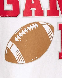 Girls Game On Oversized Graphic Tee