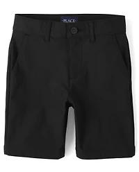 Boys Uniform Quick Dry Premium Chino Shorts 3-Pack