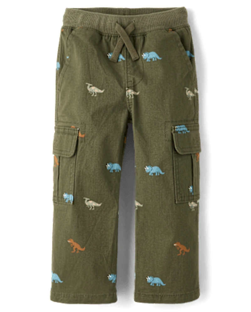 Baby And Toddler Boys Dino 3-Piece Outfit Set