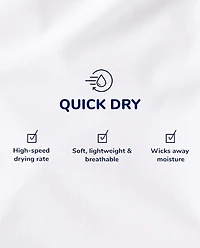 Girls Uniform Quick Dry Chino Shorts 2-Pack