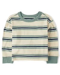 Baby And Toddler Boys Striped 3-Piece Outfit Set