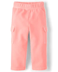 Toddler Girls Garment Dyed Premium Fleece 2-Piece Outfit Set