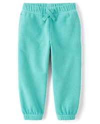 Toddler Girls Garment Dyed Premium Fleece 2-Piece Outfit Set