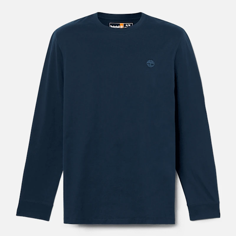 Men's Oyster River Chest Logo Long-Sleeve T-Shirt