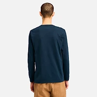 Men's Oyster River Chest Logo Long-Sleeve T-Shirt